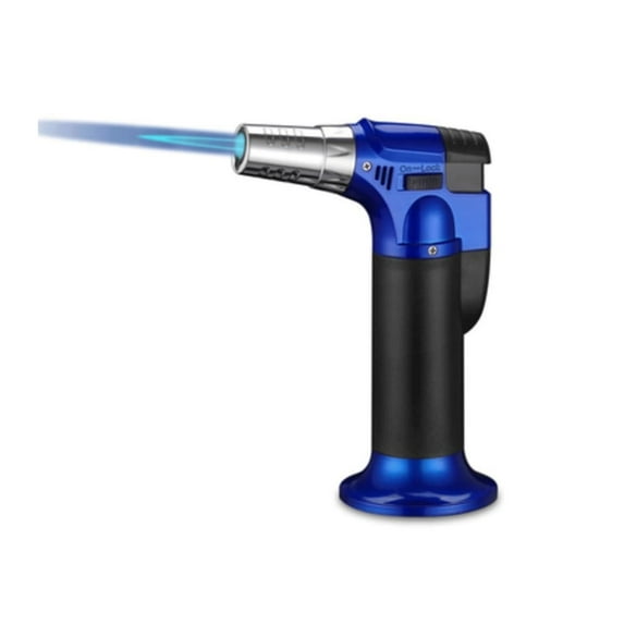 Windproof Flame Repeatedly refillable with fire Lock Adjustable Size Torch Lighter,Outdoor Candle Hiking (Butane not Included)
