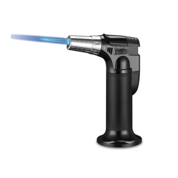 Windproof Flame Repeatedly refillable with fire Lock Adjustable Size Torch Lighter,Outdoor Candle Hiking (Butane not Included)
