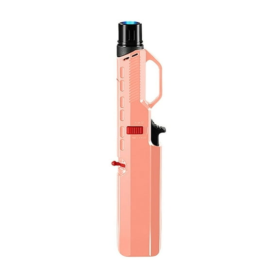 Windproof Gas Lighter 6.18in Adjustable Flame Igniter Torch for Gas Stove BBQ Camping Kitchen Portable Butane Lighter with Safety Lock (Multicolor)​