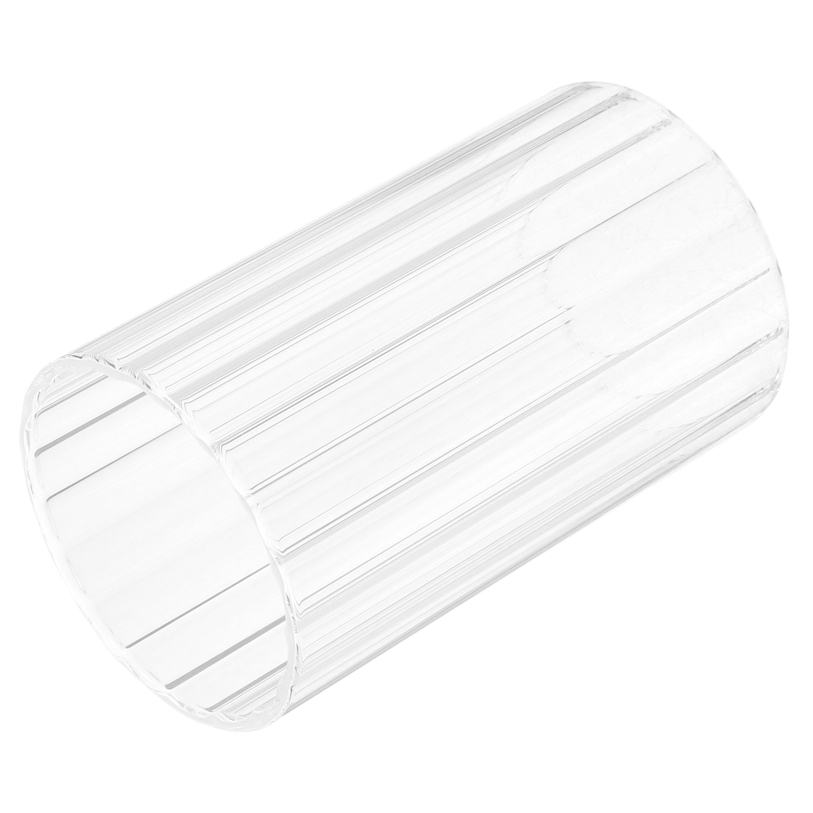 Windproof Glass Candle Holder Taper Candles Lamp Shade Clear Cover