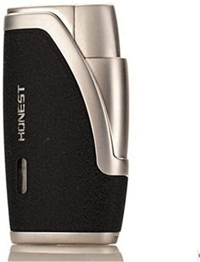 Windproof Honest Double Nozzles Lighter Jet Torch Flame Butane Gas Cigar Cigarette Lighter