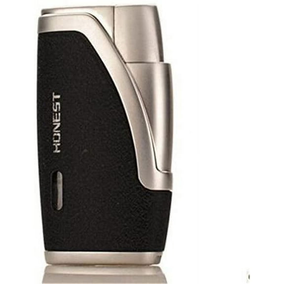 Windproof Honest Double Nozzles Lighter Jet Torch Flame Butane Gas Cigar Cigarette Lighter