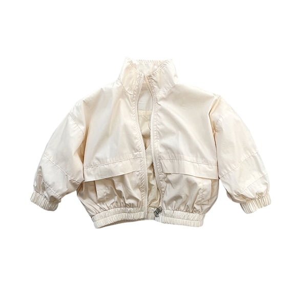 Windproof Jacket Kids Windbreaker Zippered Lightweight Jacket Fall Outfits Boys Outfits Size 8-9 Years