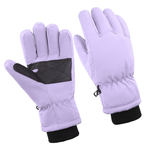 Windproof Kids Winter Gloves Reinforced Design With Flexible Grip For Skiing & Cold Weather