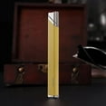 thumbnail image 1 of Windproof Lighter, Mini Metal Butane Lighter, Alloy Windproof Outdoor Lighter Portable Camping Survival Tool, Yellow, 1 of 3