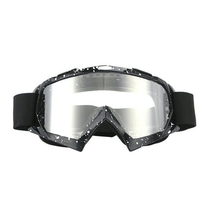 Windproof Motorcycle Goggles for Dirt Bike ATV Racing with Ski Goggles and Glasses Included