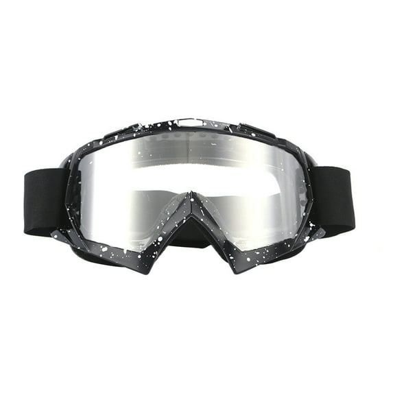 Windproof Motorcycle Goggles for Dirt Bike ATV Racing with Ski Goggles and Glasses Included