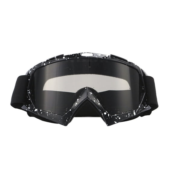 Windproof Motorcycle Racing Goggles with Extra Ski Lens, Anti-Dust Protective Glasses for Dirt Bike, ATV, Off-Road Riding & Skiing