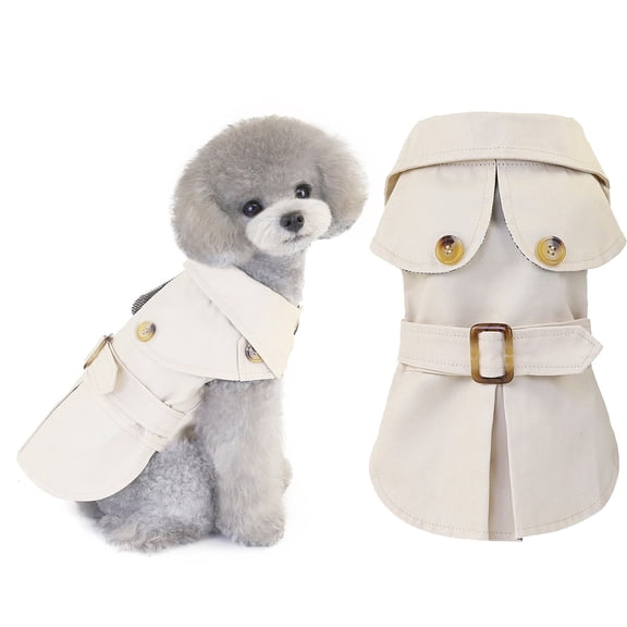 Windproof Outdoor Adventure Warm Lined Jacket For Small Puppy Dog Raincoat Coat