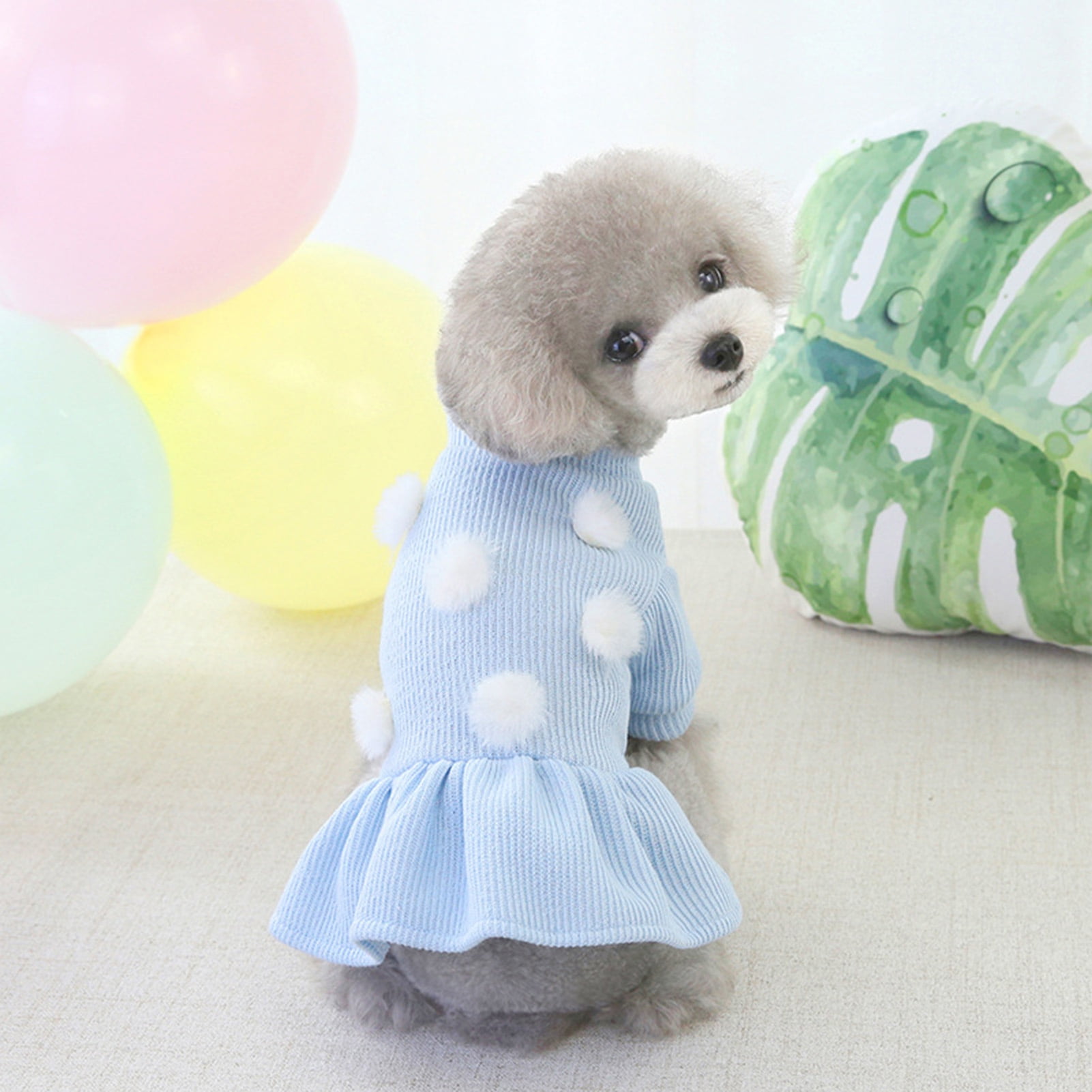 Curated visual reference: Fresh Look at Windproof Pet Skirts Close Fitting Woolen Yarn Warm Apparel Dogs