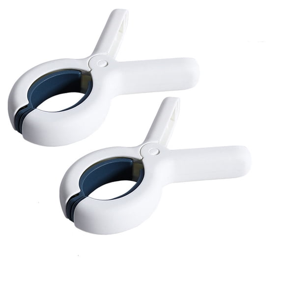 Windproof Quilt Clips for Drying Rack - 2 Pack Strong Laundry Clothespins with High Elastic Non-Slip Grip - Heavy Duty Bed Sheet Towel Clamp for Outdoor Clothesline