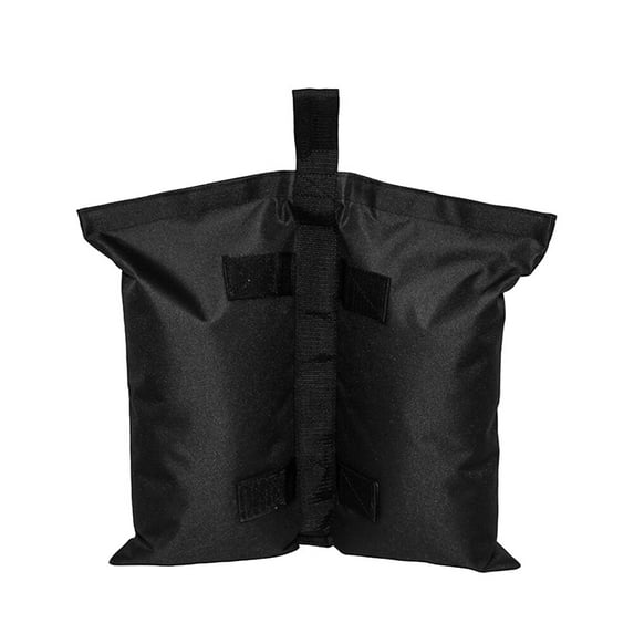 BESTOYARD 1Pc Outdoor Fixation Earthbags Black Fabric Sandbag for Tent Pole Windproof Support