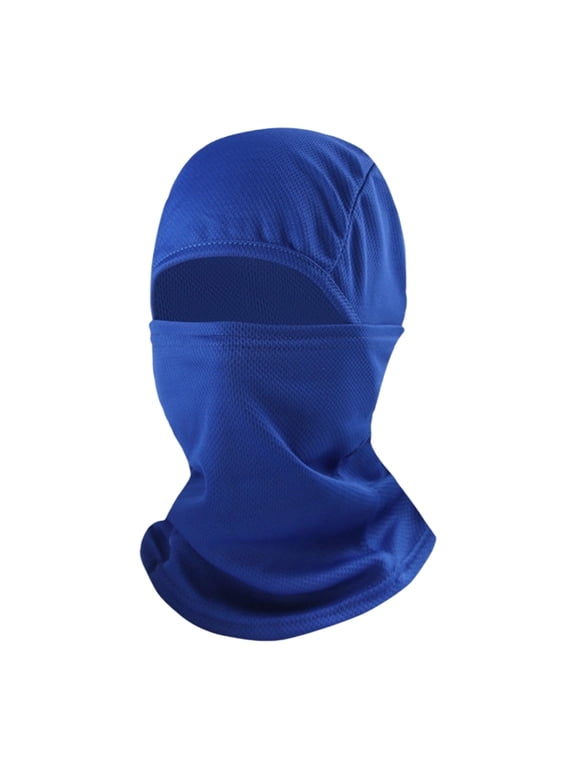 Windproof Ski Face Mask Balaclava, Breathable Full Coverage Snowboarding Gear, Lightweight Outdoor Cycling Neck Gaiter(Blue)