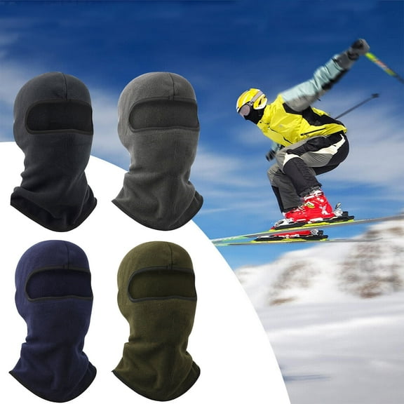 Windproof Ski Face Mask, Winter Thermal Fleece Cover for Cold Weather Breathable Full Coverage Face Mask for Men Women