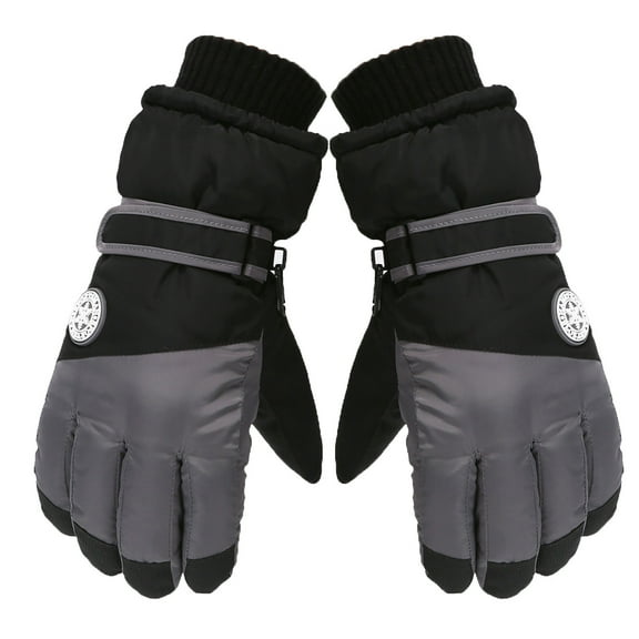 Windproof Ski Gloves for Cold Weather Thermal Snowboard Gloves with Grip for Men and Women