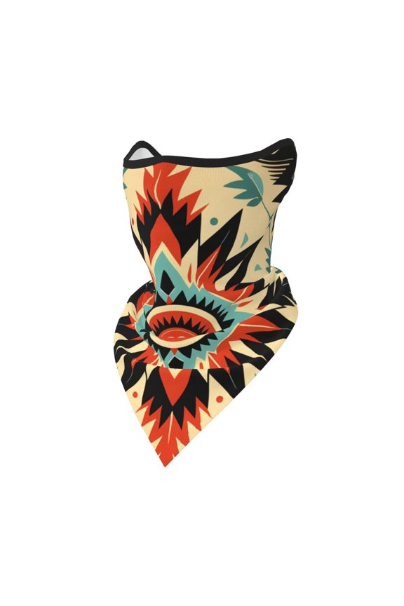 Windproof Sports Face Mask Protection Mesh Breathable Balaclava for Outdoor Activities, Aztec Baja Southwest Native Western