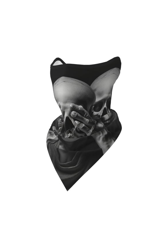 Windproof Sports Face Mask Protection Mesh Breathable Balaclava for Outdoor Activities, Death Skulls Gothic Skull