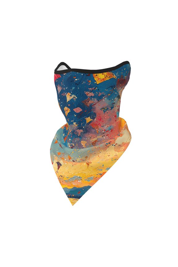 Windproof Sports Face Mask Protection Mesh Breathable Balaclava for Outdoor Activities, Flying Kites Psychedelic