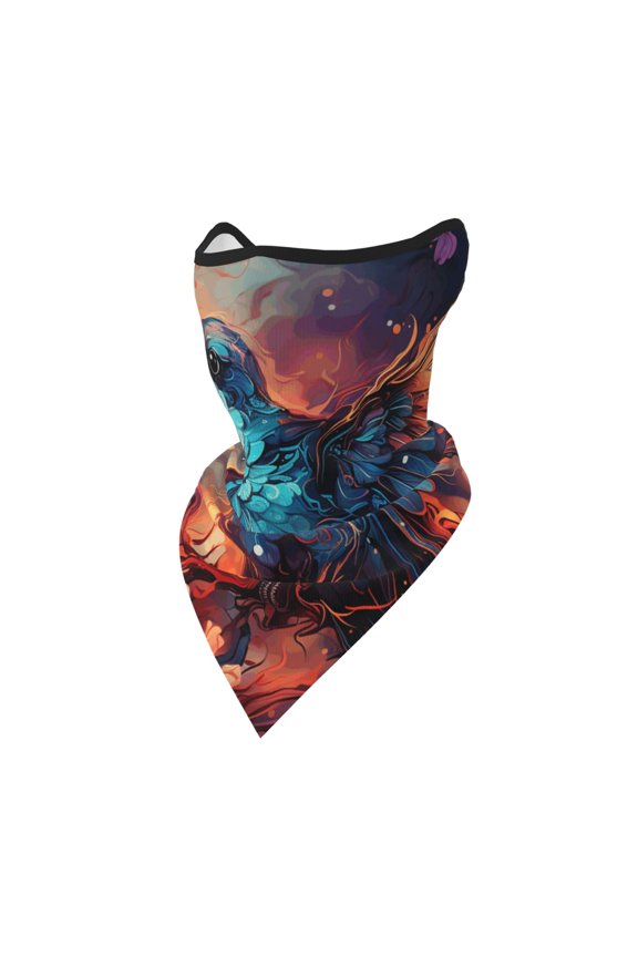 Windproof Sports Face Mask Protection Mesh Breathable Balaclava for Outdoor Activities, Hummingbird Galaxy Starry