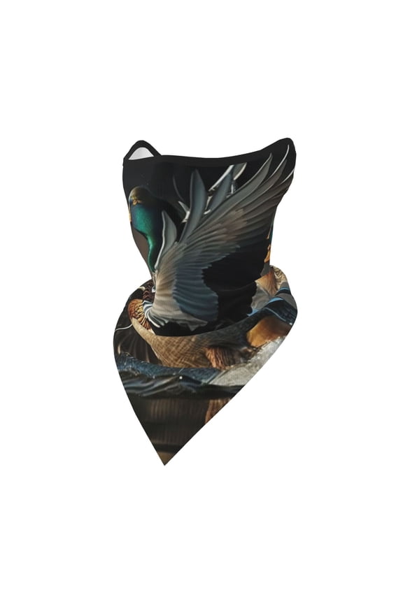 Windproof Sports Face Mask Protection Mesh Breathable Balaclava for Outdoor Activities, Mallards Duck Cool Hunting