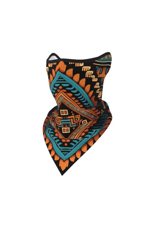 Windproof Sports Face Mask Protection Mesh Breathable Balaclava for Outdoor Activities, Native Southwest Tribal Indian Aztec