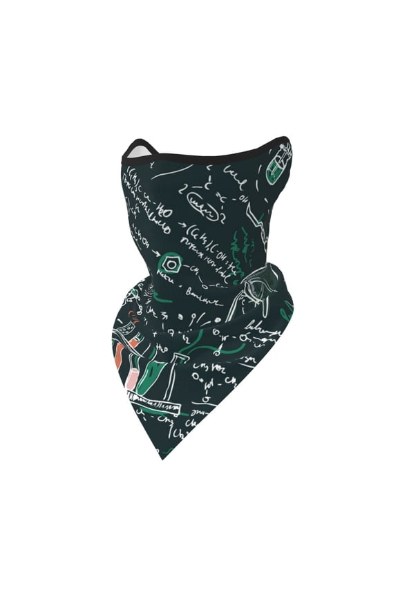 Windproof Sports Face Mask Protection Mesh Breathable Balaclava for Outdoor Activities, Old Chemistry Laboratory Science