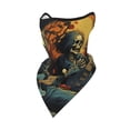 thumbnail image 1 of Windproof Sports Face Mask Protection Mesh Breathable Balaclava for Outdoor Activities, Skull Heavy Metal Rock Skeleton Cool, 1 of 7