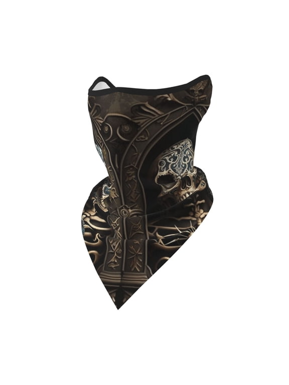 Windproof Sports Face Mask Protection Mesh Breathable Balaclava for Outdoor Activities, Skulls Lover Day Of The Dead Gothic