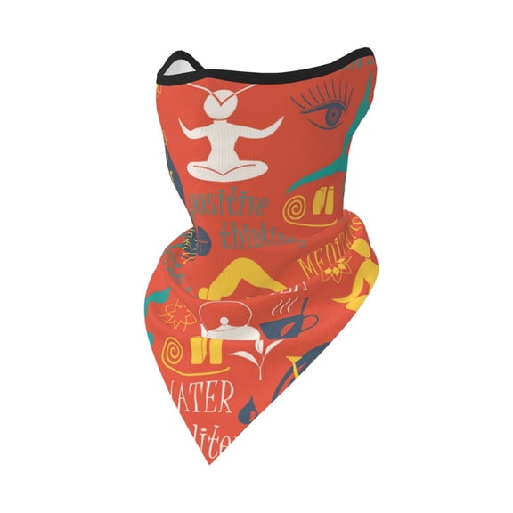 Windproof Sports Face Mask Protection Mesh Breathable Balaclava for Outdoor Activities, Yoga Lifestyle Asanas Posture