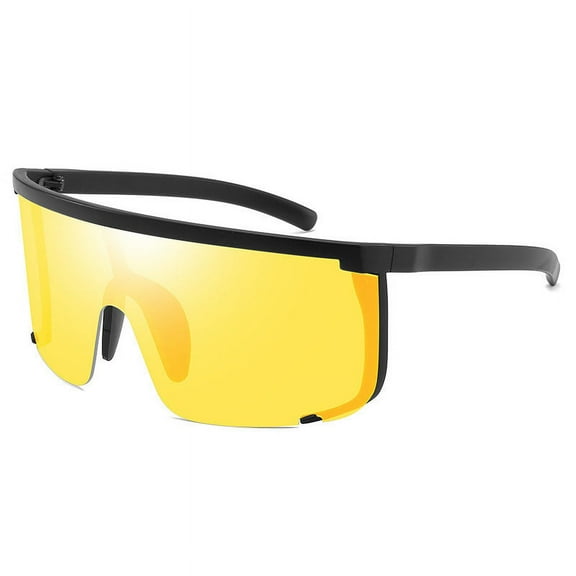 Sports Sunglasses Windproof Large Frame PC Lens Riding Glasses Motorcycle Glasses Semi Rimless Eye Protection Outdoor
