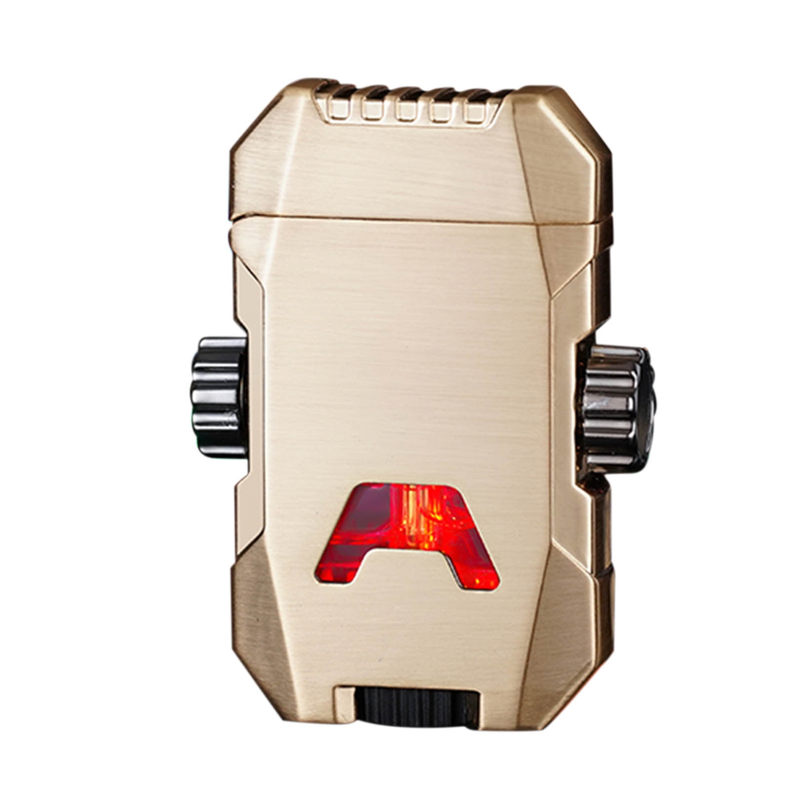 Windproof Straight Torch Red Flame Small Torch Lighters,Butane Silent