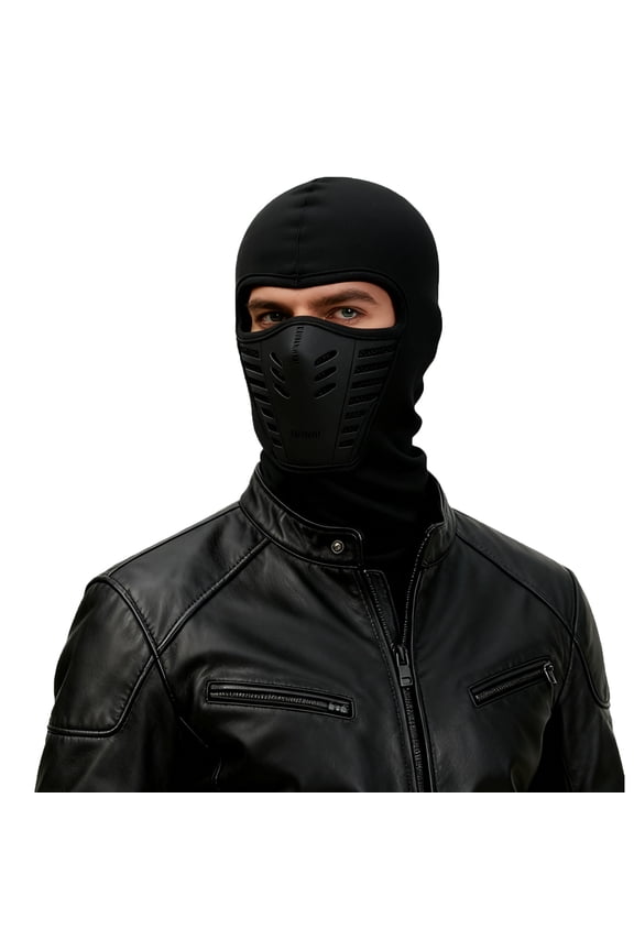 Windproof Thermal Face Mask for Motorcycle Biking Cycling Skiing, Winter Riding Outdoor Sports Full Head Cover Hood - Warm Anti-Haze Balaclava, Thickened Cold Weather Protection