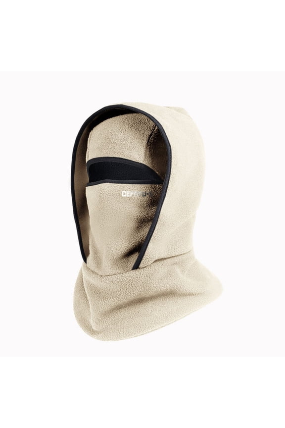 Face Cycling Shield Windproof Thermal Neck Warmer for Outdoor Sports with Aluminum Frame and Adjustable Fit