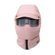 Windproof Full Cover Ski Cap with Glasses for Men Women - Thermal Thick Winter Hat for Outdoor Riding Camping Snow Sports