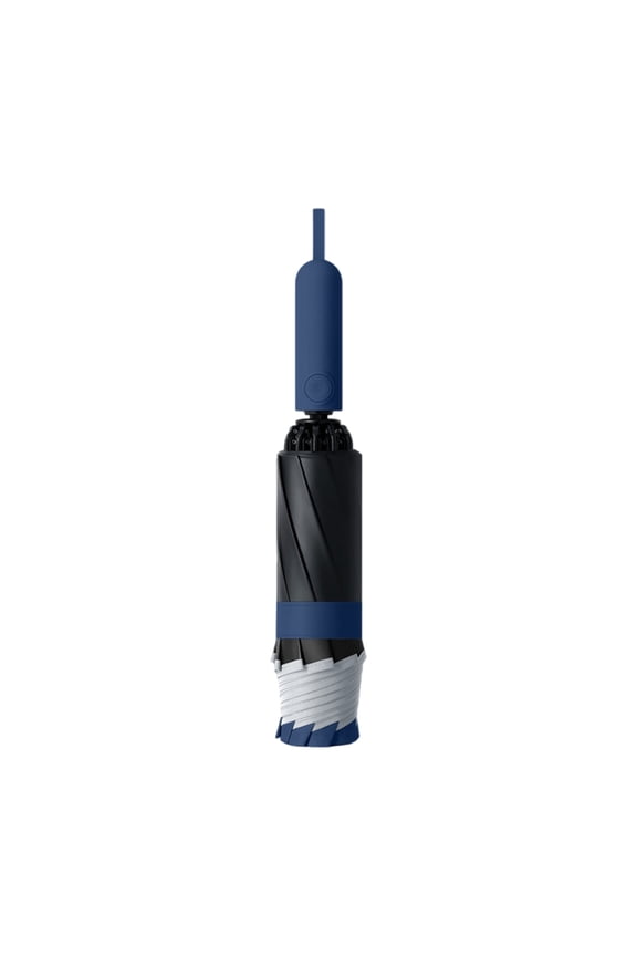 Windproof Travel Umbrella With Automatic Reverse Opening Mechanism And Sun Prevent Coating for Travel and Commuting