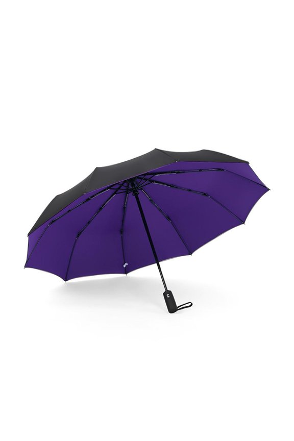 Windproof Umbrella Double Layer Resistant Automatic Rain Strong Parasol P1 Y6W6