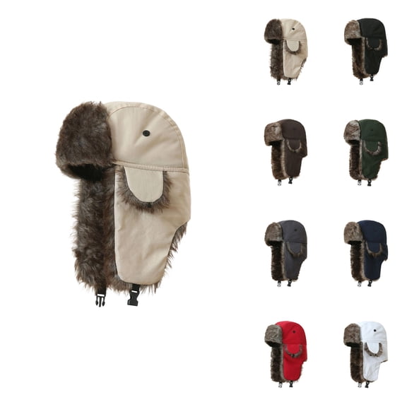 Windproof Waterproof Trapper Hat with Ear Flaps Ã¢ÂÂ Warm Winter Hat for Men and Women, Unisex Cold Weather Ski Snow Hat
