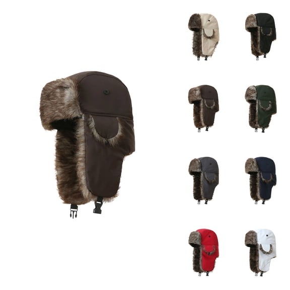Windproof Waterproof Trapper Hat with Ear Flaps Ã¢ÂÂ Warm Winter Hat for Men and Women, Unisex Cold Weather Ski Snow Hat