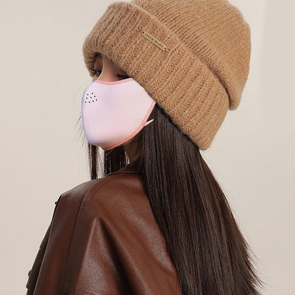 Windproof Winter Face Mask,Fluff Warm Facial Covers,Breathable Air Vents,Multi Scene Cold Resistant Gears,Lightweight Shield Wraps,Comfort Protective Accessories for Skiing Riding Outdoor Sports