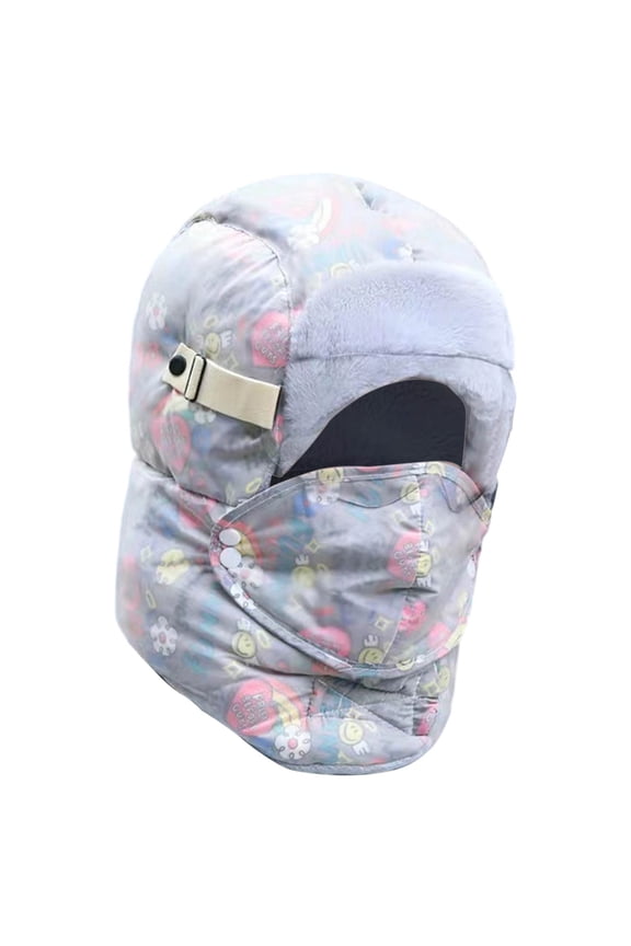 Windproof Winter Hat with Goggles, Full Cover Thermal Ski Mask for Cold Weather, -Lined Balaclava for Skiing, Motorcycle Riding, Camping and Outdoor Sports