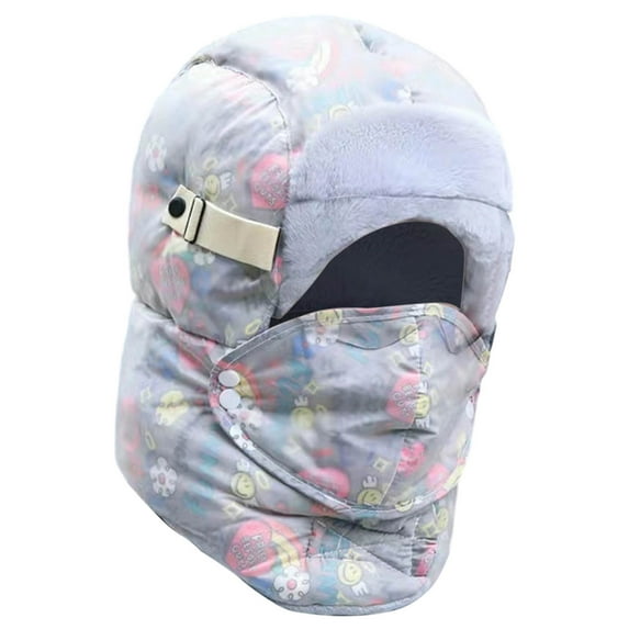 Windproof Winter Hat with Goggles, Full Cover Thermal Ski Mask for Cold Weather, -Lined Balaclava for Skiing, Motorcycle Riding, Camping and Outdoor Sports