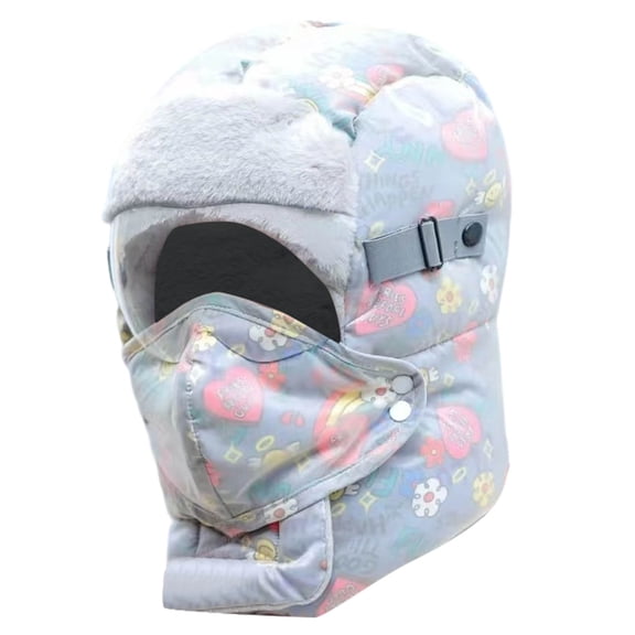 Windproof Winter Hat with Goggles, Full Cover Thermal Ski Mask for Cold Weather, -Lined Balaclava for Skiing, Motorcycle Riding, Camping and Outdoor Sports