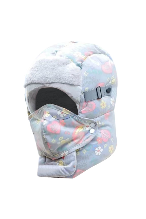 Windproof Winter Hat with Goggles, Full Cover Thermal Ski Mask for Cold Weather, -Lined Balaclava for Skiing, Motorcycle Riding, Camping and Outdoor Sports