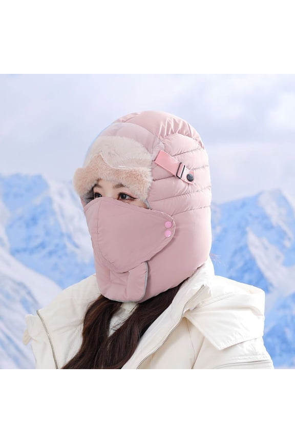 Windproof Winter Hood Under $5! Kadlawus Men's and Women's Winter Warm Hood, Thick Velvet Windproof Ear Protection Hat, Riding Hood for Cold Weather, Skiing, Cycling, Outdoor Sports