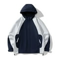 thumbnail image 1 of Windproof Winter Warm Coats for Womens Zip Up Sprinting Suit Men's And Women's Couple Style Jacket Coat Detachable Hatwater Proofing Windproof Outdoor Sprinting Suit Gifts for Womens, 1 of 8