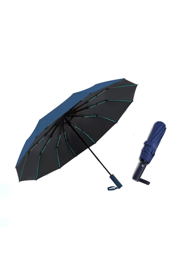 Auto Open/Close Windproof Umbrella, Rainproof Sunscreen for Commuting