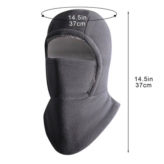 Windproof wool ski mask-warm mask, suitable for skiing, cycling and running in extremely cold environment, to keep warm face, neck and ears.