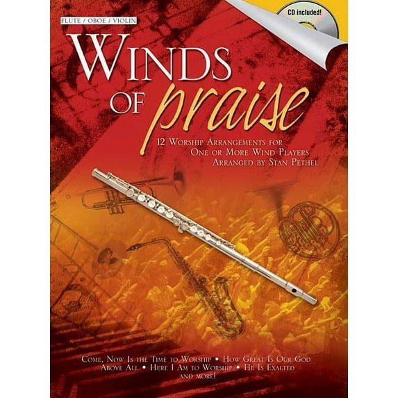 Winds of Praise: 12 Worship Arrangements for One or More Wind Players (Paperback) by Stan Pethel