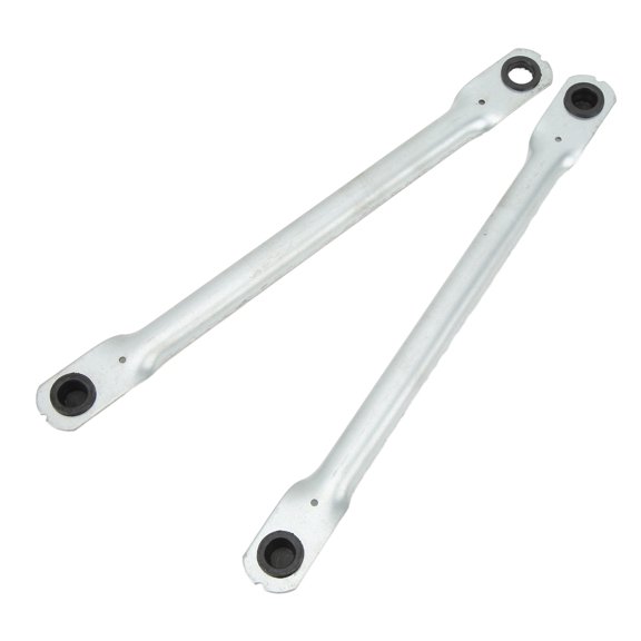 Windscreen Wiper Linkage Rod Replacement for Fiat Doblo RHD 2002-2018, Front Windshield Wiper Transmission Linkage Set (2Pcs)