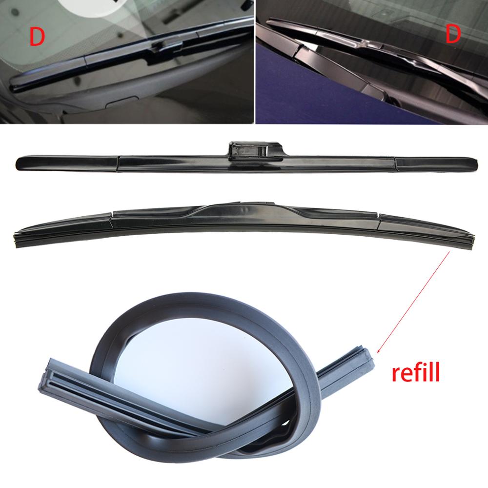 Windscreen wipers Insert Rubber strip Refill Five types For toyota
